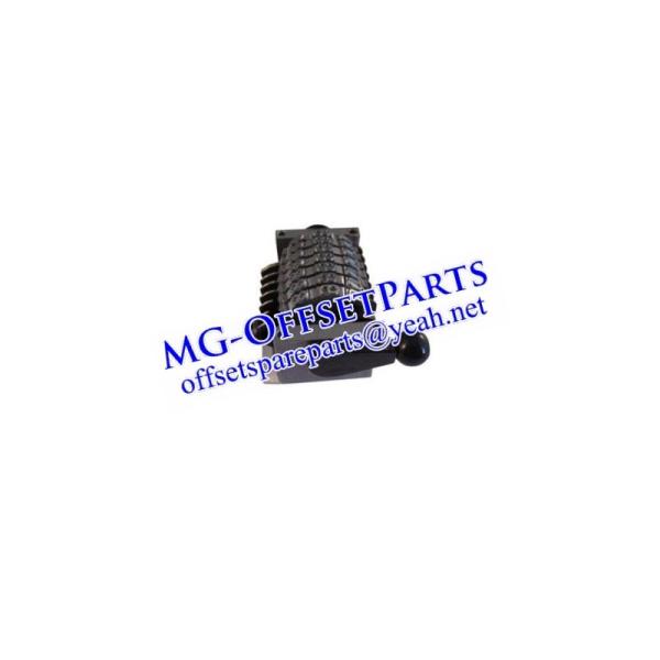 Cheap HD GTO & QM compatible numbering machine 7 digit convex backward for sale