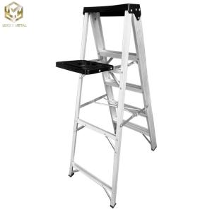 China Multi Purpose Aluminum Folding Step Ladder Foldable With Platform on sale