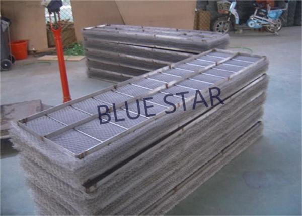 Cheap Rectangle Wire Mesh Mist Eliminator Simple Structure High Demisting Efficiency for sale