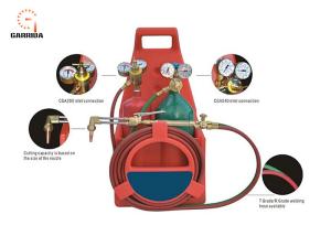 China Professional Welding Tools And Equipment Tote Oxygen Acetylene Welding Cutting Torch Kit With Tank on sale