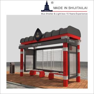 H3130mm Bus Stop Shelter