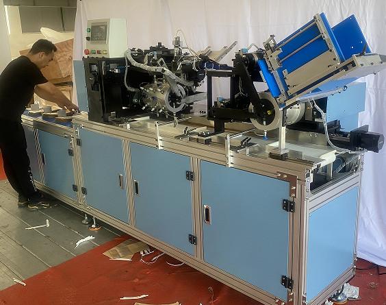 Cheap Handle Making Combi Pasting Machine Automatic Flat Paper Bag  Metal Tie for sale