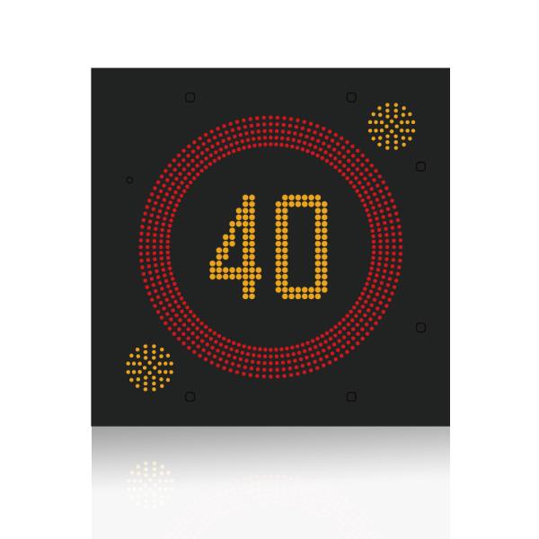 Cheap EN12966 Traffic Speed Sign IP65 Full Color Variable Message Sign for sale