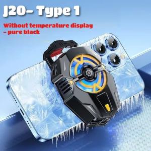 J20 Mobile Phone Cooler for IOS Android with 3-speed Temperature Control and TEC Chip