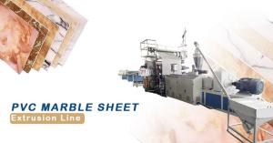 Best 800 To 8500pcs/24h Artificial Stone Production Line Twin Screw Pvc Profile Stone Board Sheet Extrusion Line wholesale