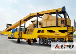 Best Portable Mobile Crushing Plant , Metallurgy Ore Mine Cone Crusher Plant wholesale