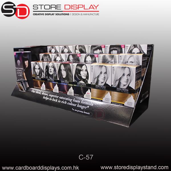 Cheap haircare cdu tabletop display/counter display box for sale