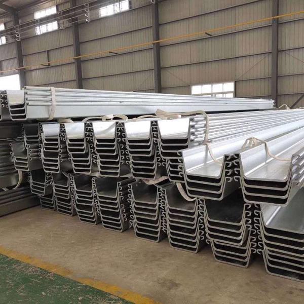 Cheap Steel Sheet Pile U Type SY295/SY390 Sheet Pile 6m 9m 12m Customized Length for sale