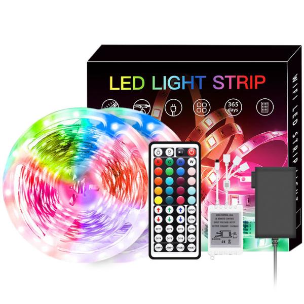 Cheap RGB Colorful Smart LED Strip Lights 12V 44 Key Infrared Remote Control OEM for sale