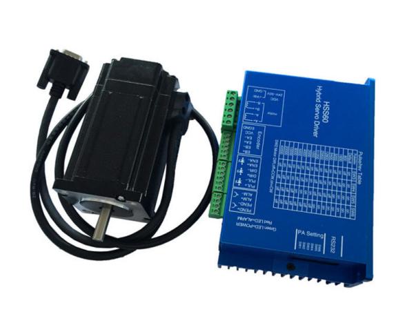Cheap 3NM Cnc Hybrid Servo Stepper Motor With Encoder HSS60 Stepper Driver for sale