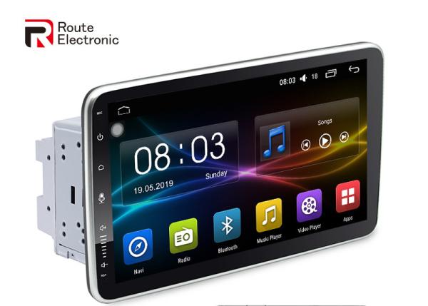 Cheap Bluetooth 8 Core 2 Din Car Radio 10.1 Inch QLED 1280×720 Voice Control for sale
