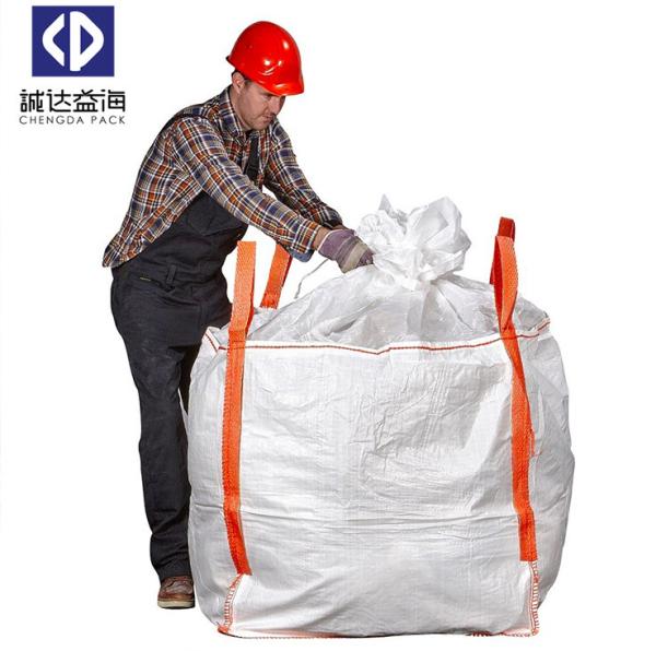 Cheap Laminated Fibc Bulk Pp Container Bag Closed Bottom Open Top UV Treated for sale