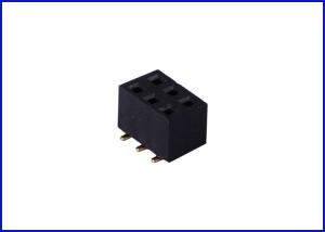 Best 2.54 mm 2*3 P dual row female socket SMD Connector wholesale