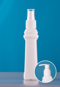 China 130 ML White Plastic Empty Bottles with pump cap - Refillable Containers, Toiletry Bottles, Cosmetic Bottles on sale