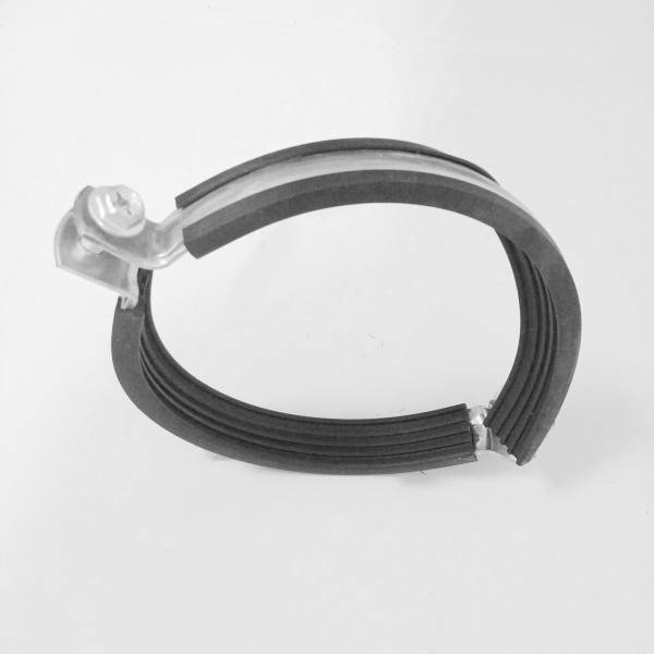 Cheap M8 M10 Rubber Lined Strut Channel Pipe Clamp R Types Hose Clamps Quick Locking for sale