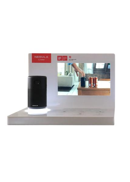 Cheap Acrylic POP Electronic Display Stands Multipurpose Tabletop With Screen for sale