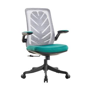 China Aluminum Tall Adjustable Office Chair Mid Back Mesh Ergonomic Computer Chair on sale