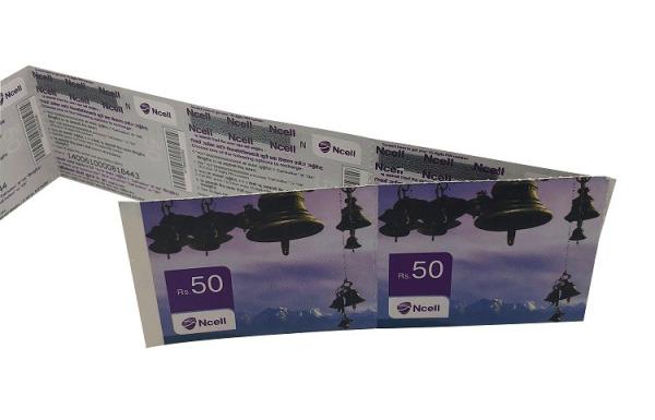 Cheap Fan Fold NFC RFID Paper Ticket ISO14443A Protocol 85x54mm For Train for sale