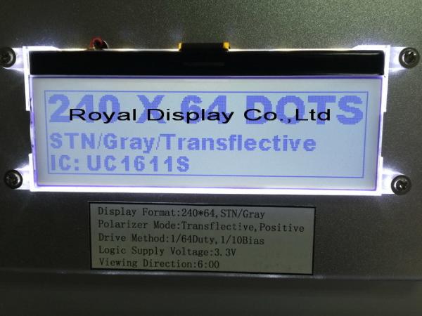 Cheap COG Oled Graphic Display , Lcd Monochrome Display UC1638 Driver for sale