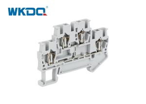 Best Din Rail Push In Terminal Blocks Spring Connection 16AWG wholesale