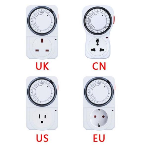 Cheap 24 Hour Cyclic Timer Switch Kitchen Timer Outlet Loop Universal Timing Socket Mechanical Timer for sale