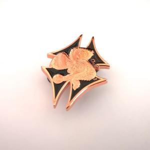 China 3D Rat Copper Finished Custom Soft Enamel Bike Show Lapel Pin on sale