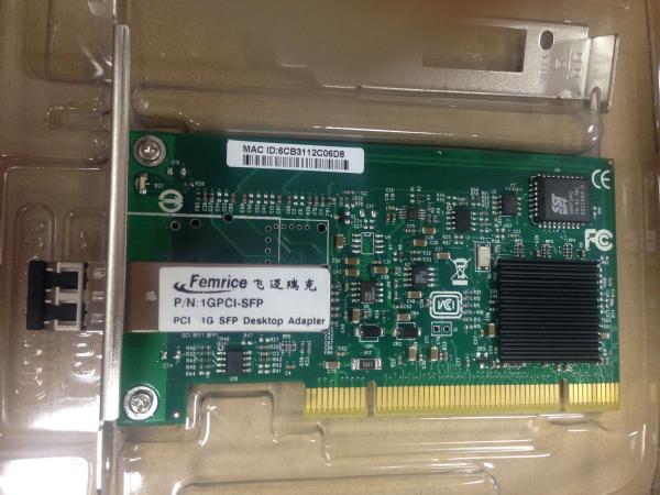 Cheap 1000Mbps Single Port Desktop Computer PCI Network Cards for sale