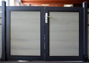 Custom WPC Gate Panel Cladding Weather Resistant 30 Pounds Weight