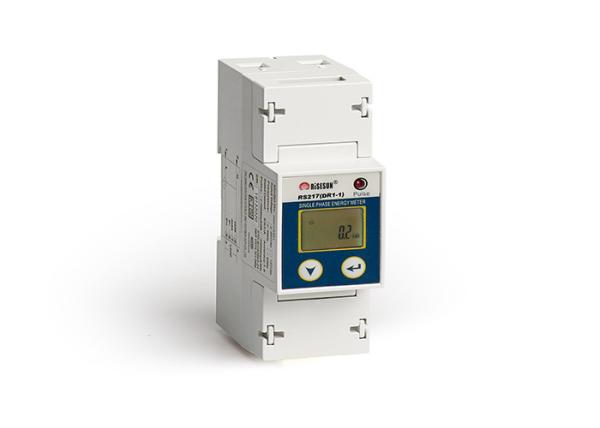 Cheap Din 43880 Single Phase Din Rail Electronic Energy Meter With Modbus for sale