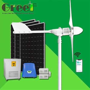 Best 3KW Easy Residential Grid Tie On/Off-grid Solar Hybrid Wind Turbine To Generate Electricity wholesale