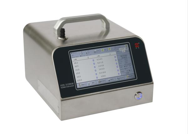 Cheap Cleanroom 1CFM Laser Particle Counter With LCD Touch Screen 28.3L/Min for sale