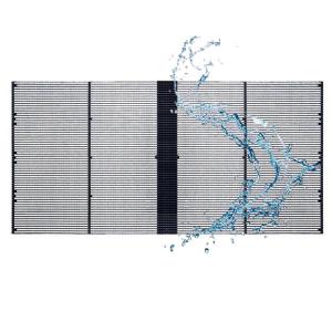 China P7.8-7.8 Outdoor Transparent LED Display Building Wall Advertising With Full Color on sale