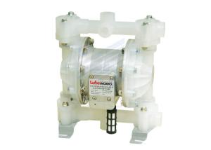 Small Air Driven Diaphragm Pump With Nitrile o - Ring / Polypropylane Pump
