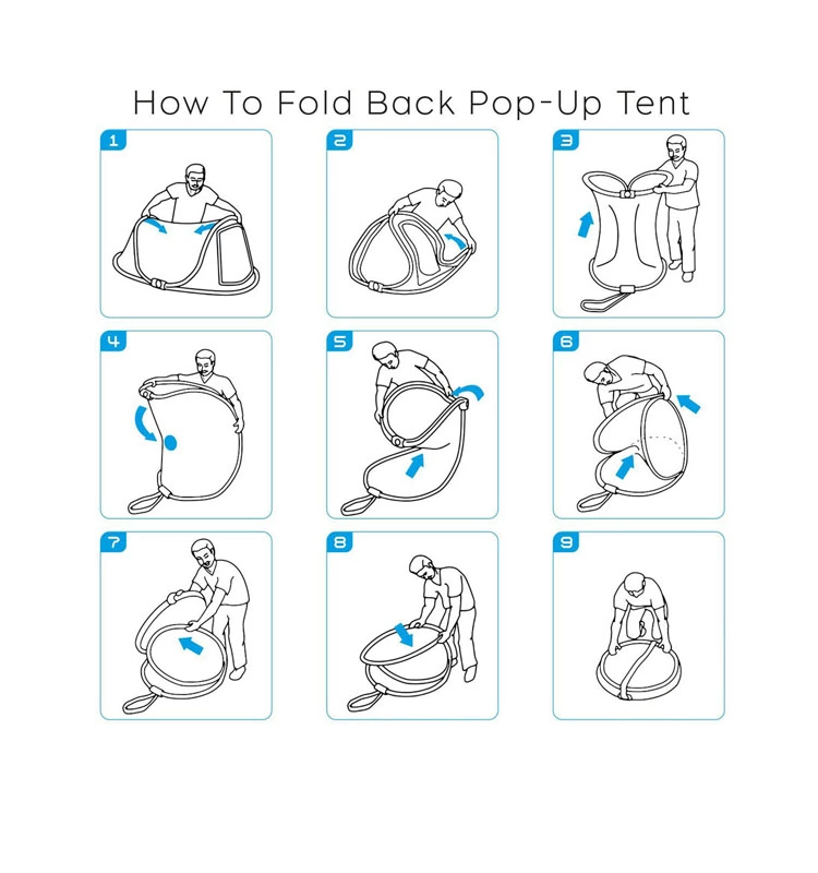 Folding Outdoor Pop Up Open Camping Tent For 2 Person