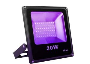 China 30W 395NM LED Flood Light UV Curing Light , LED Blacklight Reflector For Curing on sale