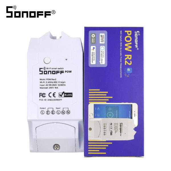 Cheap Smart Pow R2 16a 3500w Wifi Switch Controller Real Time Power Consumption Monitor Measurement for sale