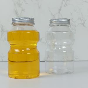Best 0.5L Food Grade PET Plastic Bottles Caps Ring Bucket Shape Juice Milk wholesale