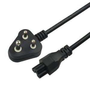 Best 1.5mm C19  India 3 Prong Computer Power Cord South Africa Power Cable wholesale