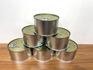 Best Convenient Easy Open Lids Fire Cooking Food for Round Rectangular Dishes containers Pet food tin wholesale