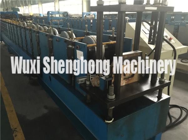 Cheap Portal-Type Frame Style Gutter Roll Forming Machine Half Opening for sale
