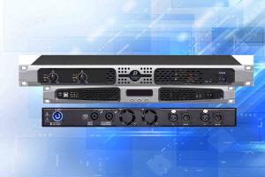 China 350W*4 Digital Power Amplifier 1U Class D Sound Aluminum Power Amp Amplifier on sale