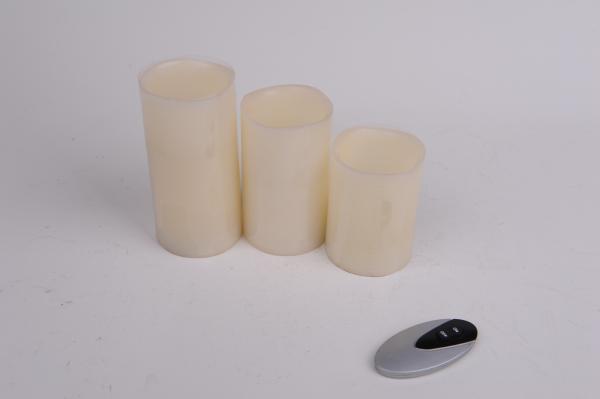 Cheap Flameless Candles With Flickering Flame , Battery Operated Candles With Timer  for sale