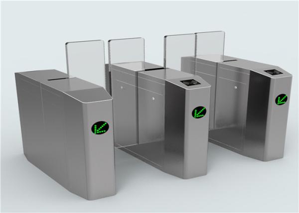Cheap Automatic Elliptical Synchronization Full Height Turnstile For IC / ID Card Readers for sale