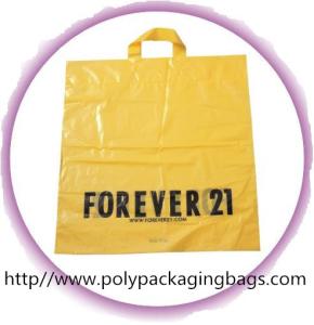 Best CPE / LDPE / HDPE Soft Loop Handle Bag , Custom Plastic Shopping Bags wholesale