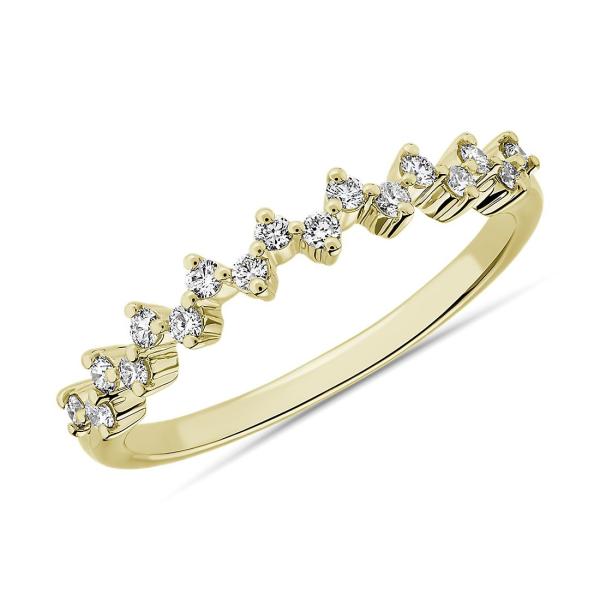 Cheap Celestial Stacking Wedding Ring in 9k Yellow Gold For Women for sale