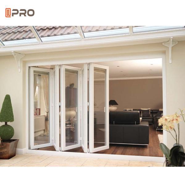 Cheap Custom  Internal Fabulous Aluminum Folding Doors For Residential for sale
