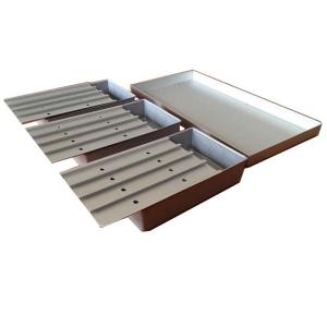 Best Block Fast Freezing Aluminum Freezer Pan with Lid, Eco-Friendly Aluminum Freezing Box wholesale