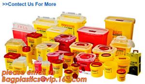 Healthcare, Gallon, Quart, Liter Sharp Container, Biohazard Waste Disposal Container, Needle Disposal Container