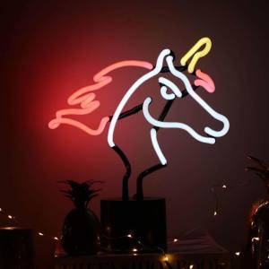 China Unicorn 11x12 Neon Light Desk Lamp Led Neon Table Lamp ABS AC110 on sale