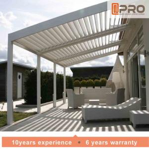 Best Durable White Aluminum Attached Pergola Wall Mounted Style For Window Of Office wholesale
